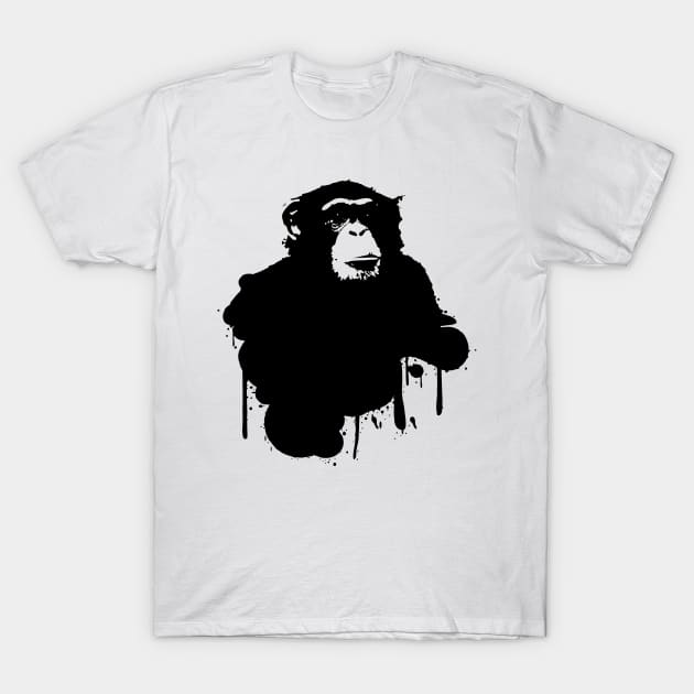 Spray Monky T-Shirt by maxha